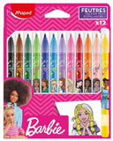 Maped Barbie Felt Tip Markers, 12ct