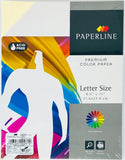 Paperline Premium Coloured Copy Paper, Letter Size (8.5x11), 250 Sheets