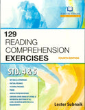 129 Reading Comprehension Exercises, Std. 4&5, (2024) Fourth Ed. BY L. Subnaik