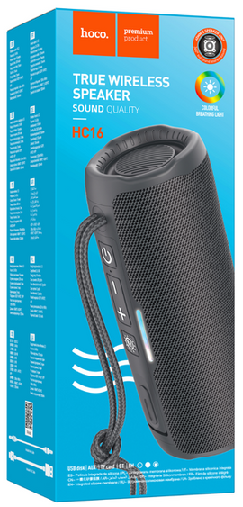 Hoco HC16 Sports True Wirelesss BT Speaker, DARK GRAY