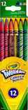 Crayola, Colored Pencils,Twistables, 12count