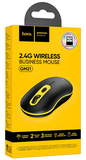 Hoco GM21 Platinum 2.4G Wireless Business Mouse, BLACK & YELLOW