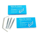 Metal Acco File Fasteners, 8cm, 50 sets per box