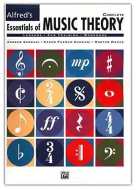 Alfred's Essentials of Music Theory, Complete Book and 2 Ear Training CDs BY  Andrew Surmani, Karen Farnum Surmani, Morton Manus