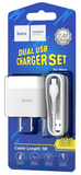 Hoco C73 Glorious Dual USB Port Charger Set for Micro