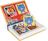 Janod Magnetic Book Mix & Match, Animals, 72 Magnets