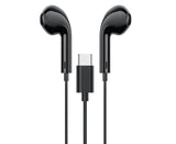 Hoco M101 Crystal Joy Type-C Wired Digital Earphones with Mic, BLACK