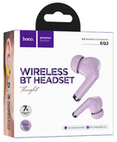 Hoco EQ2 Thought True Wireless BT Headset with Charging Pod, PURPLE