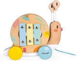 Janod Wooden Pure Pull-Along Musical Snail