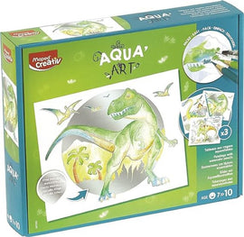 Maped, Aqua Dinosaur Art Set, 3-piece set