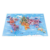 Janod Jigsaw Giant Puzzle, Educational World Curiosities, 350 Piece