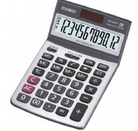 Casio Multi Functional 12 Digital Calculator, Solar and Battery Powered, AX-120ST