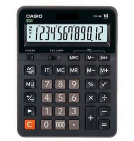 Casio Multi Functional 14 Digit Desktop Calculator with Extra Large Display, GX-14B