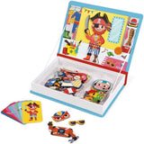 Janod Magnetic Book, Boys Costumes, 36 Magnets