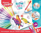 Maped Creativ Blow Pen Art, Colourful Birds