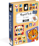 Janod Magnetic Book Mix & Match, Animals, 72 Magnets