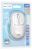 Hoco GM25 Comfort Grip Wireless Business Mouse, SPACE WHITE