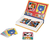 Janod Magnetic Book Mix & Match, Animals, 72 Magnets