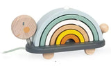 Janod Wooden 3D Puzzle, Sweet Cocoon Rainbow Turtle