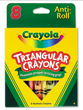 Crayola Triangular Crayons, 8 Count