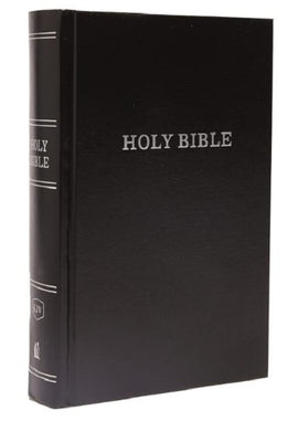 KJV Holy Bible, Pew Large Print, Black Hardcover