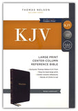 KJV Holy Bible, Comfort Large Print, Brown Soft Leather Cover