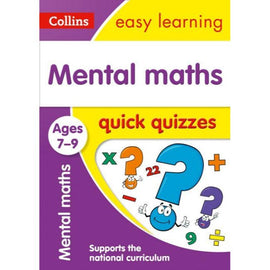 Collins Easy Learning Quick Quizzes, Mental Maths Ages 7-9, BY Collins UK