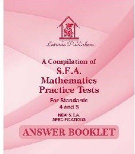 Answer Booklet for A Compilation of SEA Mathematics Practice Tests 3ed 2019-2023 Specifications, BY A. Ali-Persad