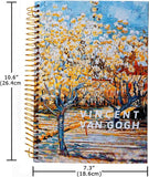 Vincent Van Gogh, Orchard in Blossom, Hardcover Notebook, Spiral Bound