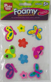 Pointer, Glitter Foam Stickers, Butterflies