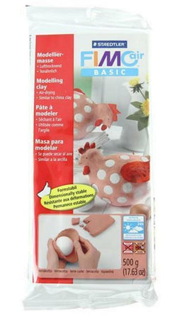 Staedtler Modelling Clay, Fimo Air Basic, TERRACOTTA, 500g