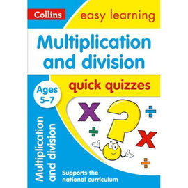 Collins Easy Learning Quick Quizzes, Multiplication & Division Ages 5-7, BY Collins UK