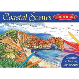 Doodle Art Coastal Scenes Coloring Book