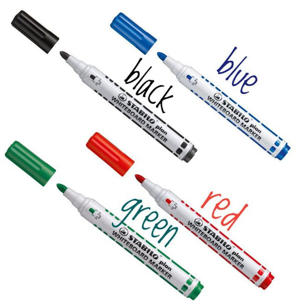 Stabilo, Whiteboard Marker, Plan, Red – Charrans.com