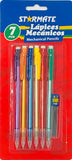 Starmate, Mechanical Pencils,  0.7 HB, 7pc set