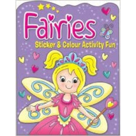 Fairies Sticker and Colour Activity Fun, Book 3