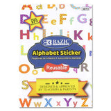 BAZIC Alphabet Reusable Sticker book