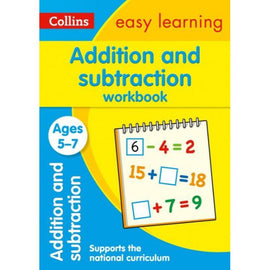 Collins Easy Learning Activity Book, Addition and Subtraction Workbook Ages 5-7, BY Collins UK