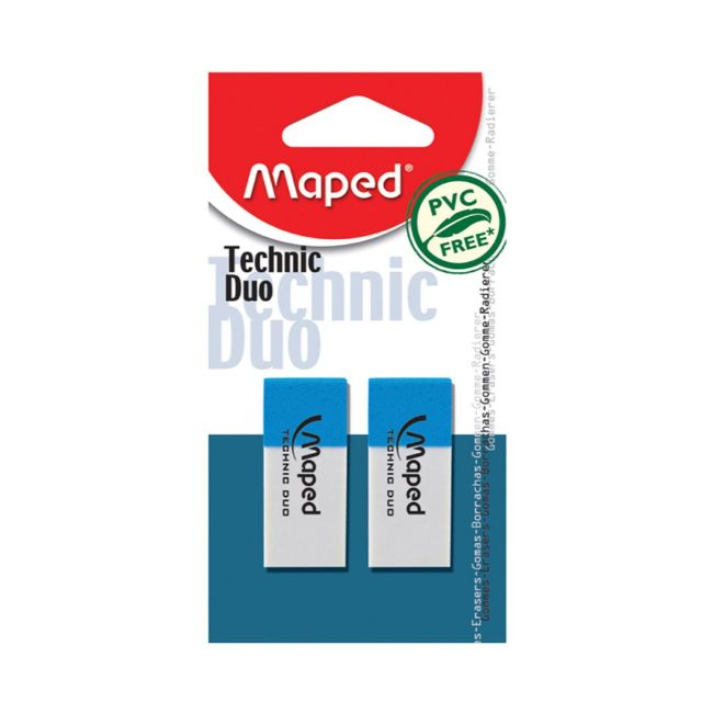 MAPED Gomme Duo Gom Medium - 2 usages - FSC mix